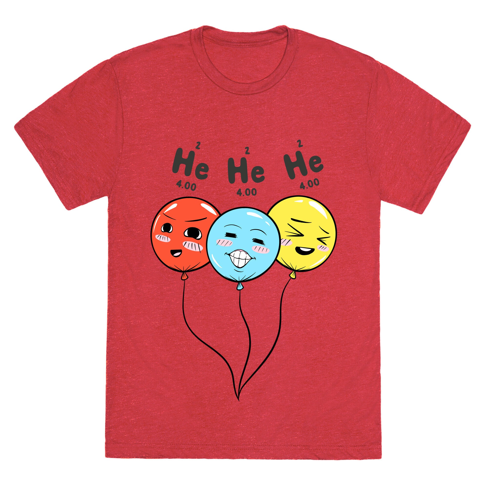 He He He Unisex Triblend Tee